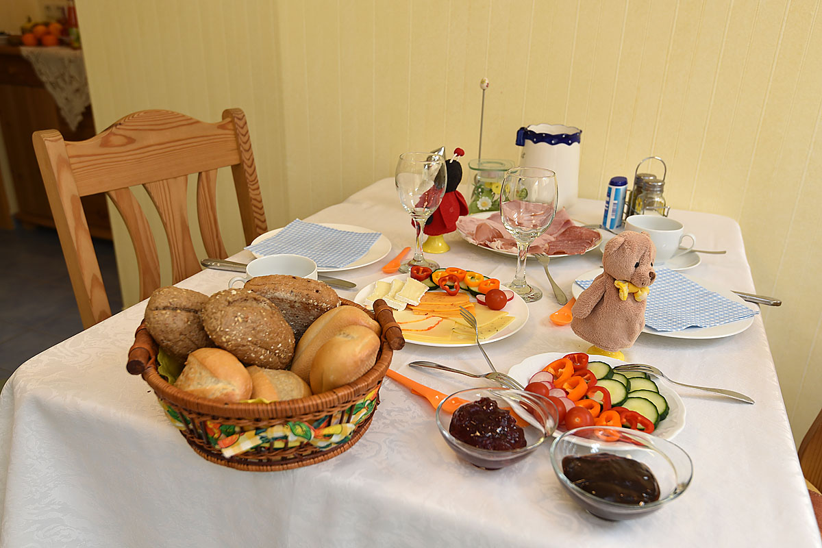 leckeres Frühstück am Morgen